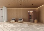 Harvia Onni Sienna One infrasarkano staru kabīne 1073x998x2000 mm 3