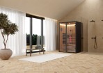 Harvia Onni Onyx Duo infrasarkano staru kabīne 1073x1300x2000 mm 2