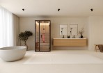 Harvia Onni Onyx One infrasarkano staru kabīne 1073x998x2000 mm 4