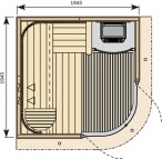 HARVIA RONDIUM S2020KL sauna 6