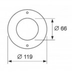 TECEdrainpoint S ugunsdrošības komplekts FireStop El 120 DN 50 2