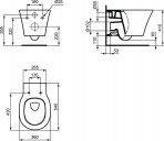 Ideal Standard  Унитаз Connect AIR AQUABLADE® + Soft Close крышка  4