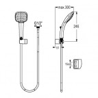 Ideal Standard Ручной душ 100 mm 2