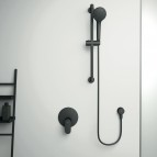 Ideal Standard dušas sienas izvads, Matt Black 2