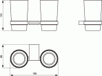 Ideal Standard glāze ar turētāju 2