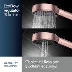 Ideal Standard Idealrain ALU+ dušas komplekts, 600 mm, Rose 6