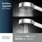 Ideal Standard Idealrain ALU+ dušas komplekts, 600 mm, Silver 6