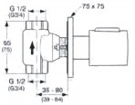 Ideal Standard Встроенный механизм крана 2