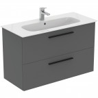 Ideal Standard i.life A izlietne 104 cm+skapītis+rokturi, Quartz Grey 7