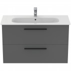 Ideal Standard i.life A izlietne 104 cm+skapītis+rokturi, Quartz Grey 6