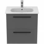 Ideal Standard i.life A izlietne 64 cm+skapītis+rokturi, Quartz Grey 8