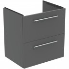 Ideal Standard i.life A izlietne 64 cm+skapītis+rokturi, Quartz Grey 4