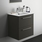 Ideal Standard i.life A izlietne 64 cm+skapītis+rokturi, Quartz Grey 3