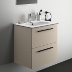 Ideal Standard i.life A izlietne 64 cm+skapītis+rokturi, Sand Beige 3