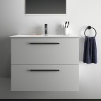 Ideal Standard i.life A izlietne 84 cm+skapītis+rokturi, Balts 8