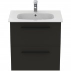 Ideal Standard i.life A izlietne 64 cm+skapītis+rokturi,Carbon Grey 7