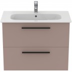 Ideal Standard i.life A izlietne 84 cm+skapītis+rokturi, Greige Matt 8