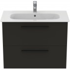 Ideal Standard i.life A izlietne 84 cm+skapītis+rokturi, Carbon Grey 6