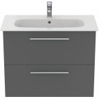 Ideal Standard i.life A izlietne 84 cm+skapītis+rokturi, Quartz Grey 6