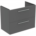 Ideal Standard i.life A izlietne 84 cm+skapītis+rokturi, Quartz Grey 5