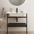 Cerafine O maisītājs izlietnei 125 mm ar pop-up, Matt Black 2