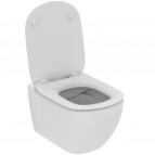 Ideal Standard Tesi RimLS+ piekaramais WC pods ar SC vāku, balts 7
