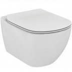 Ideal Standard Tesi RimLS+ piekaramais WC pods ar SC vāku, balts