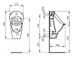 Ideal Standard urināls, balts 2