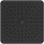 Idealrain Alu+ 2 funkciju dušas galva 260x260 mm, Melns matēts 4