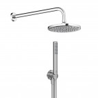 Idealrain dušas galvas Ø200 un rokas dušas komplekts, Hroms