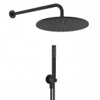 Idealrain dušas galvas un rokas dušas komplekts, Melns matēts