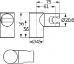 Держатель для душа Cubito-N 2