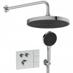 Idealrain Solos dušas galva Ø300 mm ar vadības paneli, Hroms 3