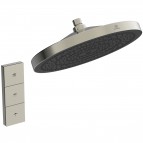 Idealrain Solos dušas galva Ø300 mm ar vadības paneli, Silver Storm 4