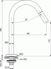 IdealStream R180 krāns vienam ūdenim Pillar 2