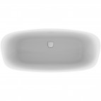 Dea Duo brīvi stāvoša vanna 170x75 cm, Balta matēta 5