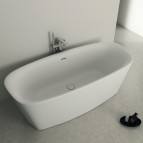 Dea Duo brīvi stāvoša vanna 170x75 cm, Balta matēta 4