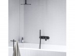 Iebūv. Eleganta 3-virz. maisītājs bez korpusa, ar dušas kompl.,melns 6