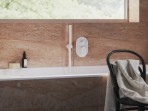 Iebūvējams 2 virzienu jaucējkrāns bez korpusa Eleganta, balts samts 6