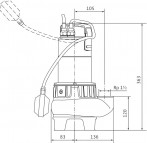 Iegremdējamais sūknis TC 40/8 ,0.66 kW 3