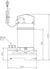 Iegremdējamais sūknis TS 40/14-A, 230V 2