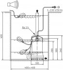 Iegremdējamais sūknis TSW32/8A 10M CA 2