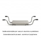 Gedy Friend pagarināms vannas sēdeklis 31-71 cm, Balts 4