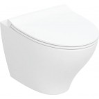 Ifö Spira Modern Rimfree pods 355 x 520 mm ar SC vāku, Balts/IföClean