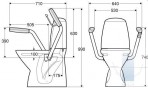 IFO Invalīdu WC roku balsts kreisais 98221 2