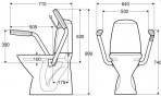 IFO WC Подлокотники для унитаза 98126 2