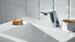 IL BAGNO ALESSI Sense Izlietnes jaucējkrāns,3V 2