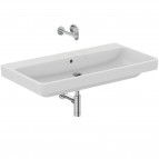 I.Life.B izlietne ar pārplūdes/ bez maisītāja caurumu 102 cm, Balta 3