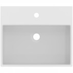 I.Life.B izlietne ar pārplūdes/maisītāja caurumu 50 cm, Balta 3