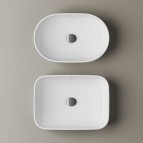 I.Life.B izlietne bez pārplūdes/maisītāja caurumu 55 cm, Balta 6